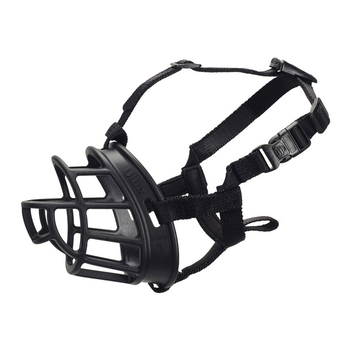 Muzzle Company of Animals Baskerville Ultra Black (5 x 22 cm) - Majpet