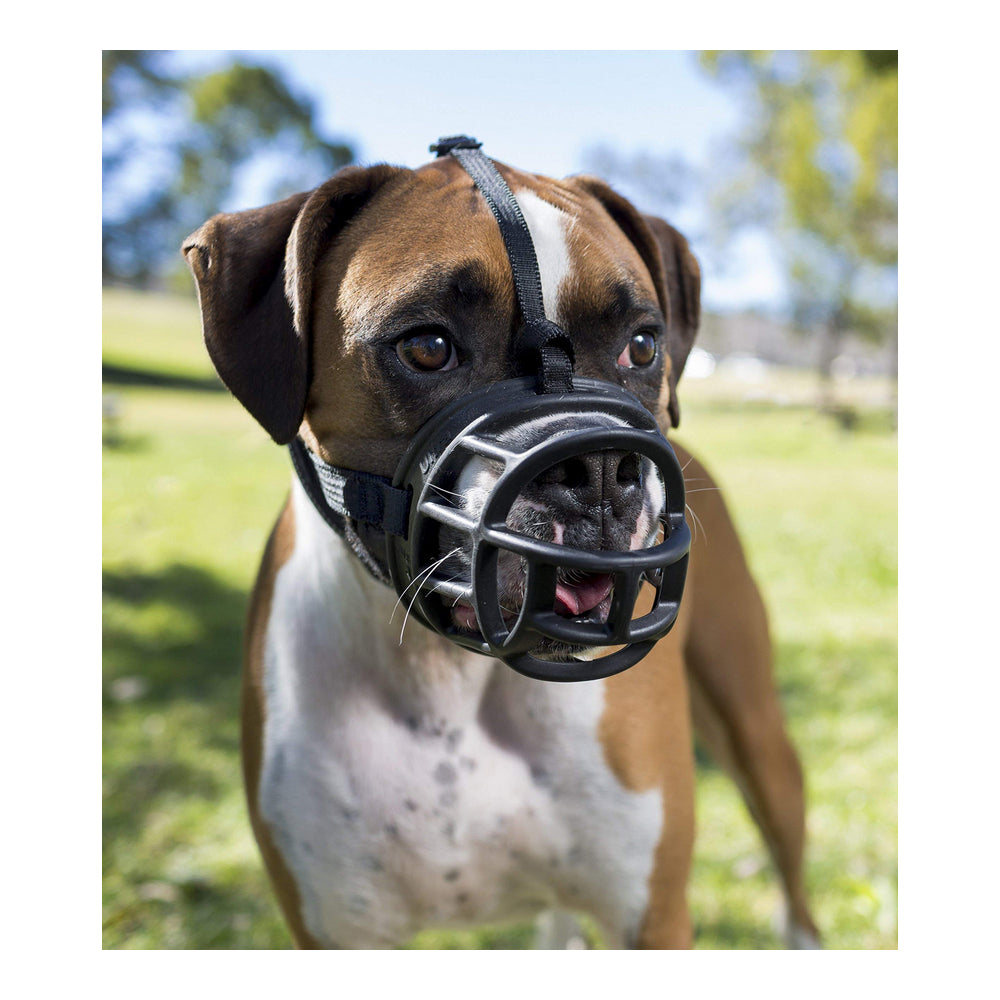 Muzzle Company of Animals Baskerville Ultra Black (5 x 22 cm) - Majpet