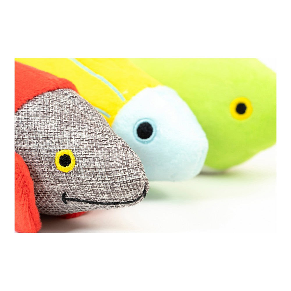 Dog toy Gloria Linkin 6 x 8 x 25 cm Fish Polyester polypropylene - Majpet