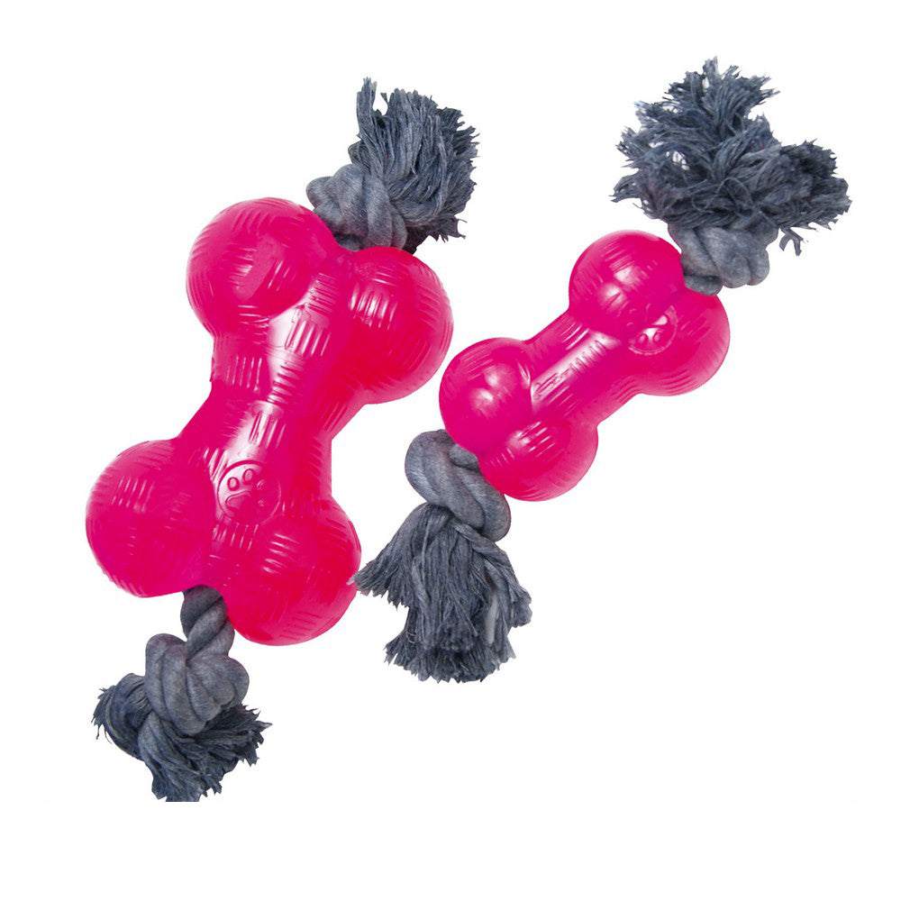 Dog toy Gloria Bone Pink S (9 cm) - Majpet