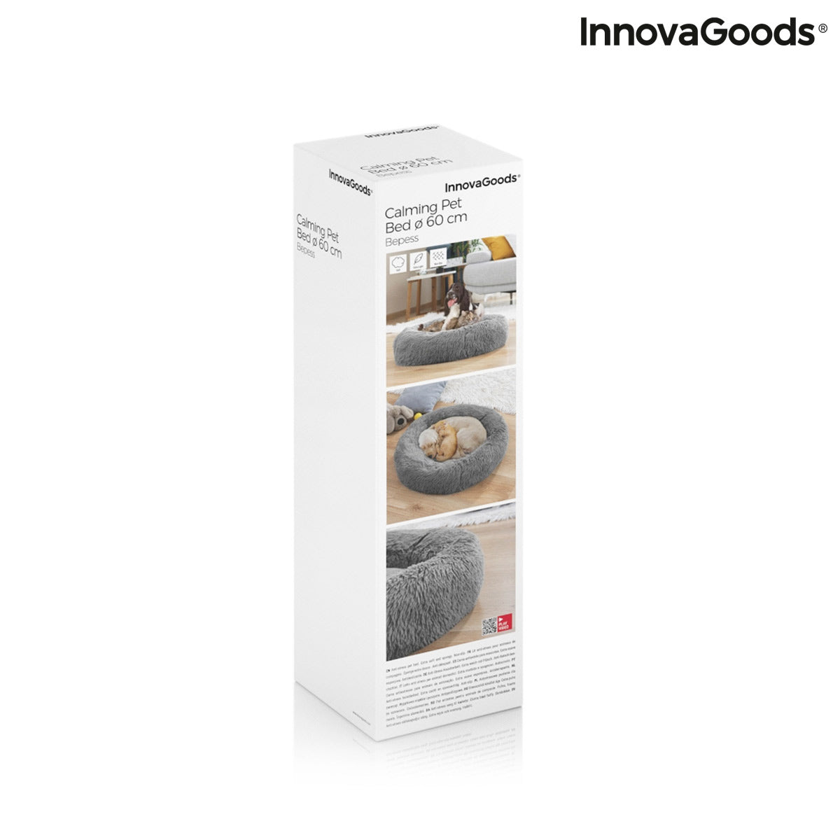 Anti-stress Pet Bed Bepess InnovaGoods Ø 60 cm - Majpet