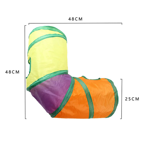 Cat Tunnel Pet Supplies Cat S T Pass Play Tunnel Foldable Cat Tunnel - Majpet