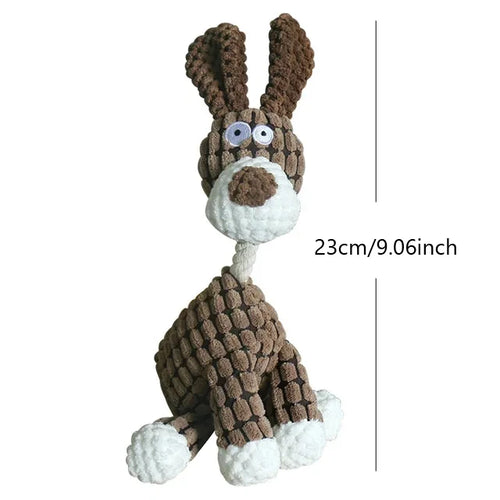 Dinosaur Plush Dog Squeaky Interactive Toys For Small Large Dogs Bite - Majpet