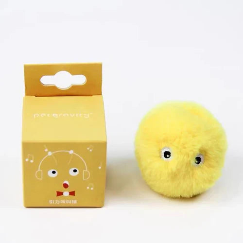 Interactive Ball Smart Cat Toys Plush Electric Catnip Training Toy - Majpet
