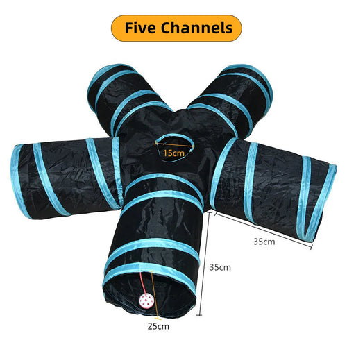 Cat Tunnel Pet Supplies Cat S T Pass Play Tunnel Foldable Cat Tunnel - Majpet