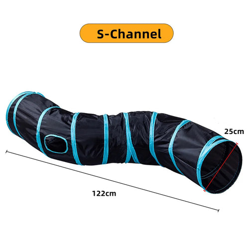Cat Tunnel Pet Supplies Cat S T Pass Play Tunnel Foldable Cat Tunnel - Majpet