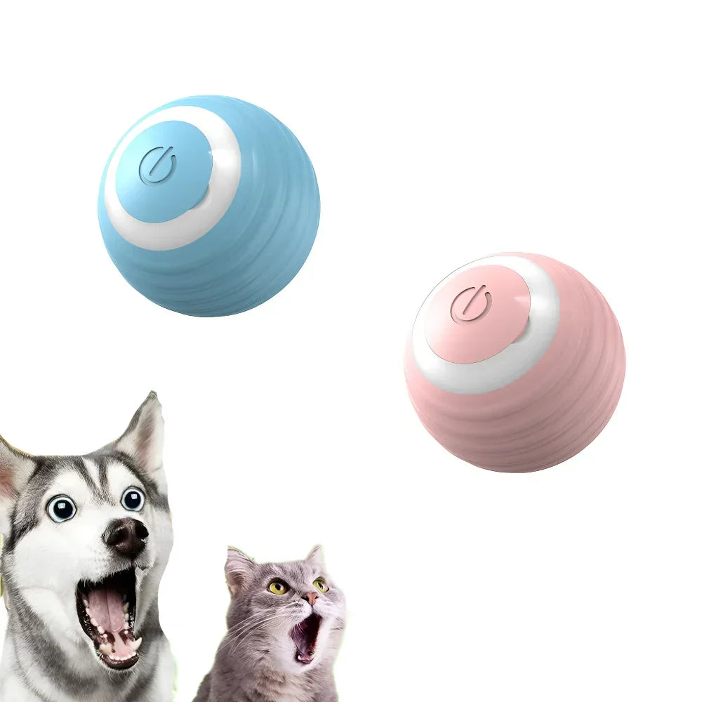 Cat Interactive Ball Smart Pet Cat Toys Indoor Automatic Rolling Magic - Majpet