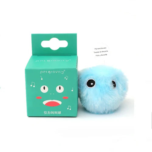 Interactive Ball Smart Cat Toys Plush Electric Catnip Training Toy - Majpet