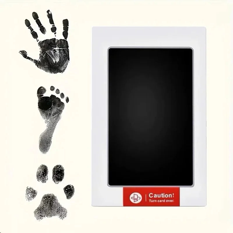 1 Set Baby Handprint Footprints Ink Pads Safe Non-toxic No-Touch Skin - Majpet