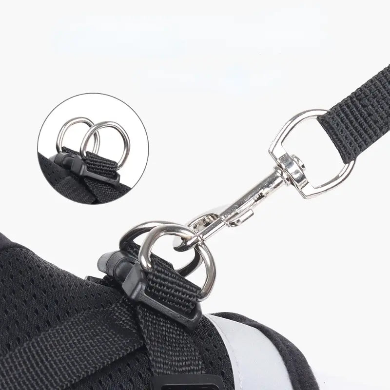 Pet Leash Undershirt Harnesses Mesh Breathable Adjustable Easy Control - Majpet
