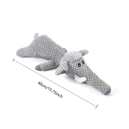 Dinosaur Plush Dog Squeaky Interactive Toys For Small Large Dogs Bite - Majpet
