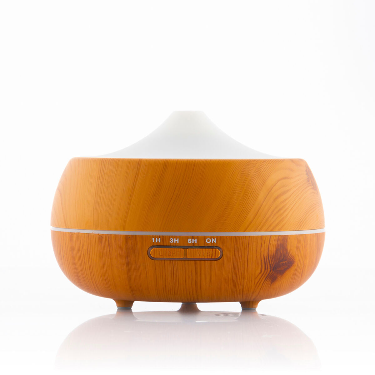 Aroma Diffuser Humidifier with Multicolour LED Wooden-Effect - Majpet