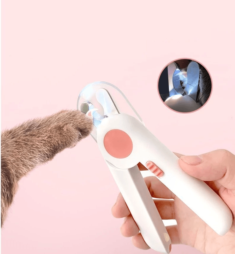 Pet Nail Scissors LED Cat Nail Clipper Trimmer - Majpet