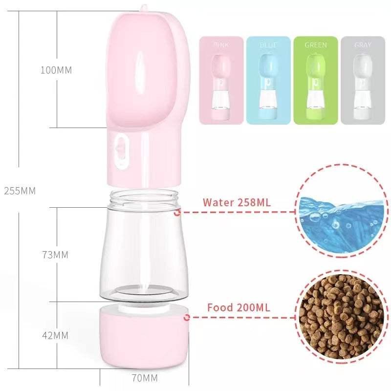 2 IN 1 PORTABLE PET FEEDER - Majpet