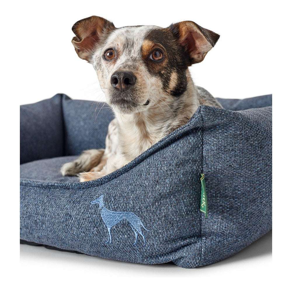 Dog Sofa Hunter Prag Blue 90 x 70 cm - Majpet