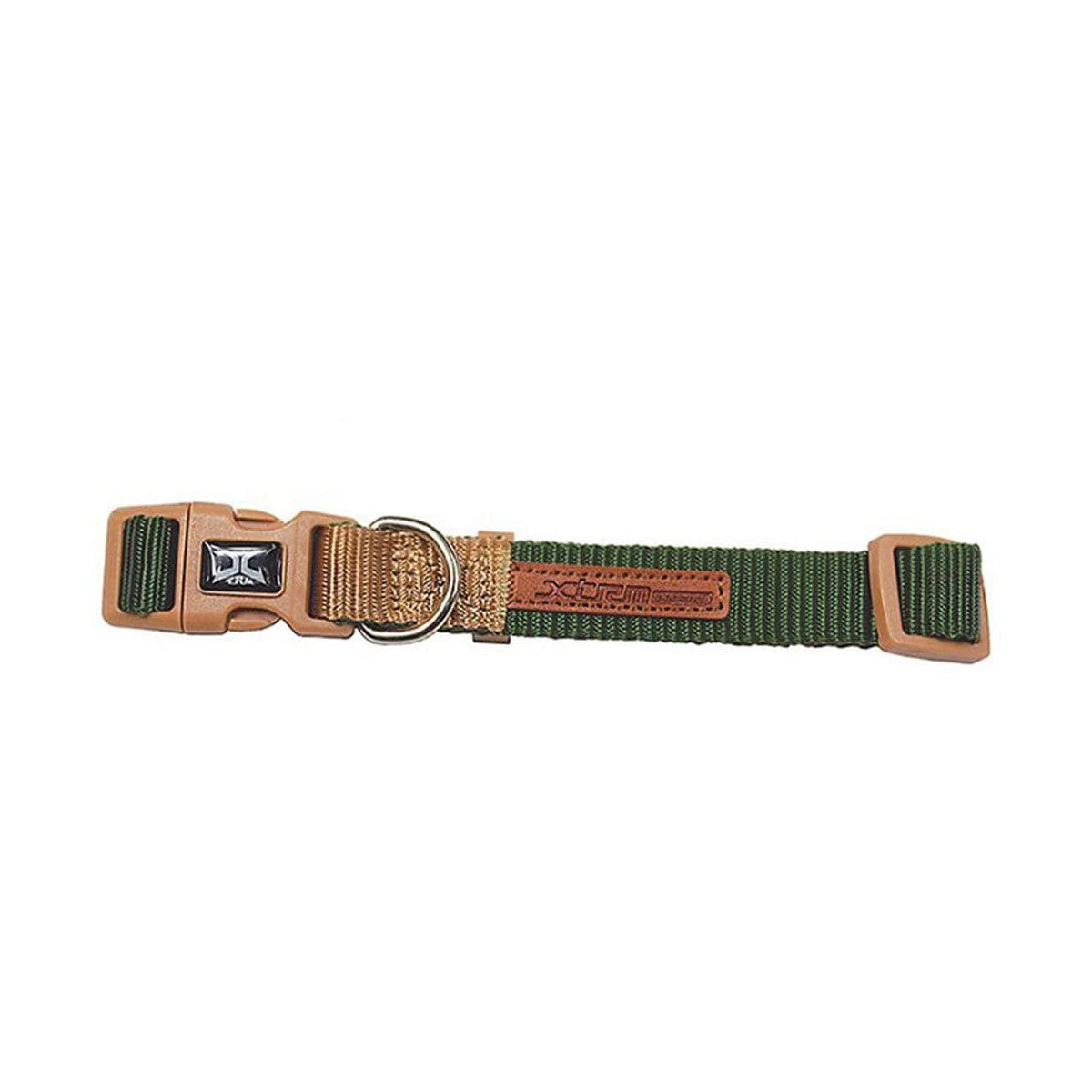 Dog collar Nayeco 30-40 x 1,5 cm Beige Green - Majpet