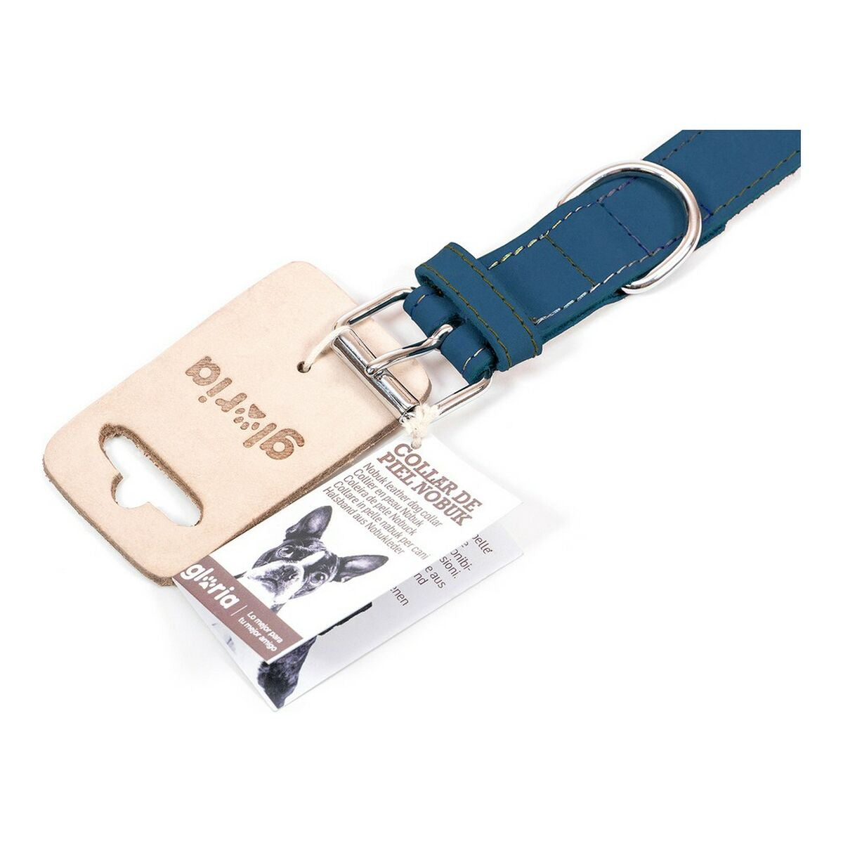 Dog collar Gloria Oasis Blue (50 x 2,1 cm) - Majpet