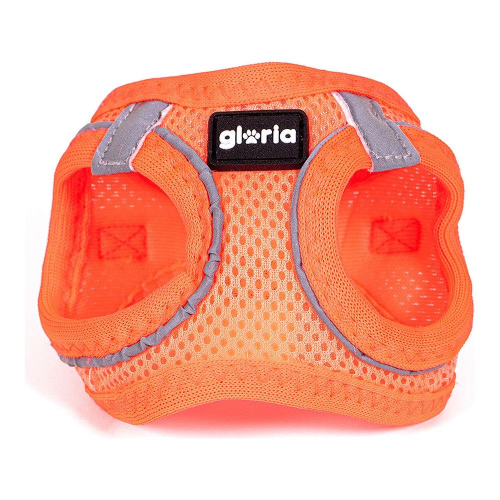 Dog Harness Gloria Air Mesh Trek Star Adjustable Orange Size XXXS - Majpet