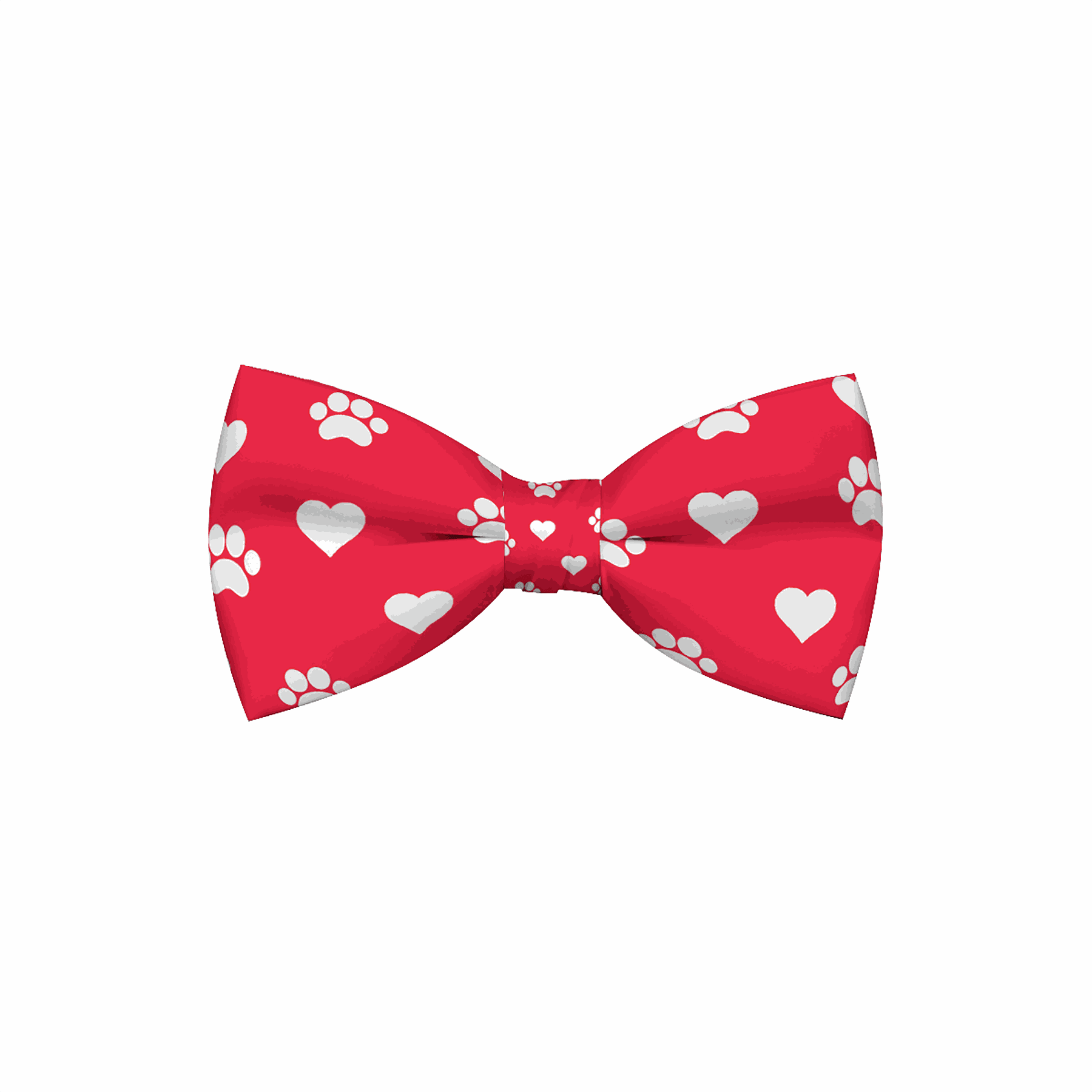 Hearts Red Pet Bow Tie - Majpet