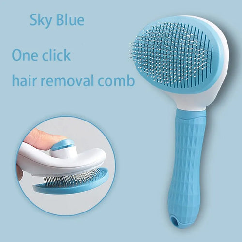 Pet Dog Hair Brush Cat Comb Pet Hair Remover Brush for Dogs Cats Puppy - Majpet