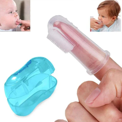 Super Soft Pet Finger Toothbrush Teddy Dog Brush Bad Breath Tartar - Majpet