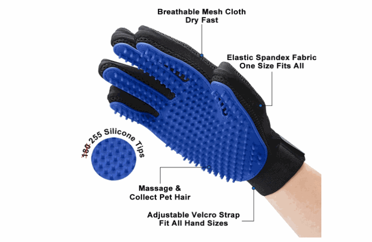 Pet Grooming Glove - Majpet