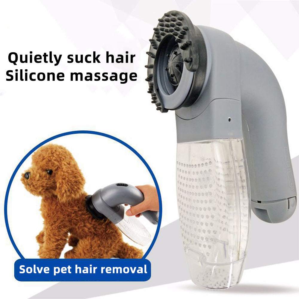 Electric Pet Hair Portable Pet Massage Cleaning Brush - Majpet