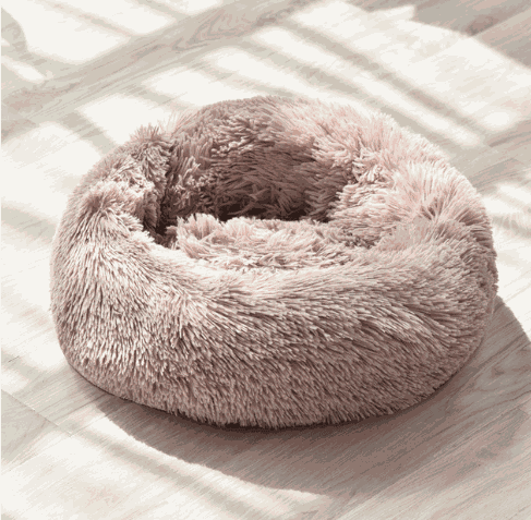 Super Soft Long Plush Comfy Calming Pet Bed - Majpet