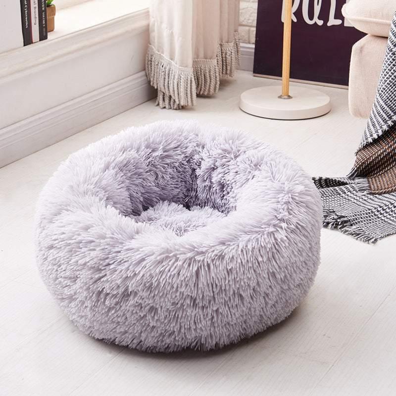 Super Soft Long Plush Comfy Calming Pet Bed - Majpet